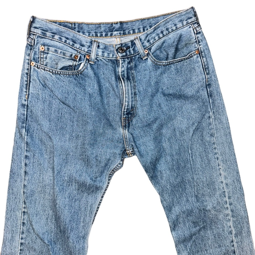 Levi’s 505 Relaxed Fit Straight Leg Jeans Men’s 34X30 - Picture 3 of 6